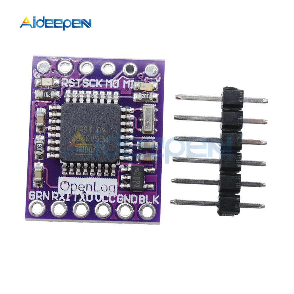 

Openlog Serial Data Logger ATmega328 Open Source Data Recorder Support Micro SD for Arduino