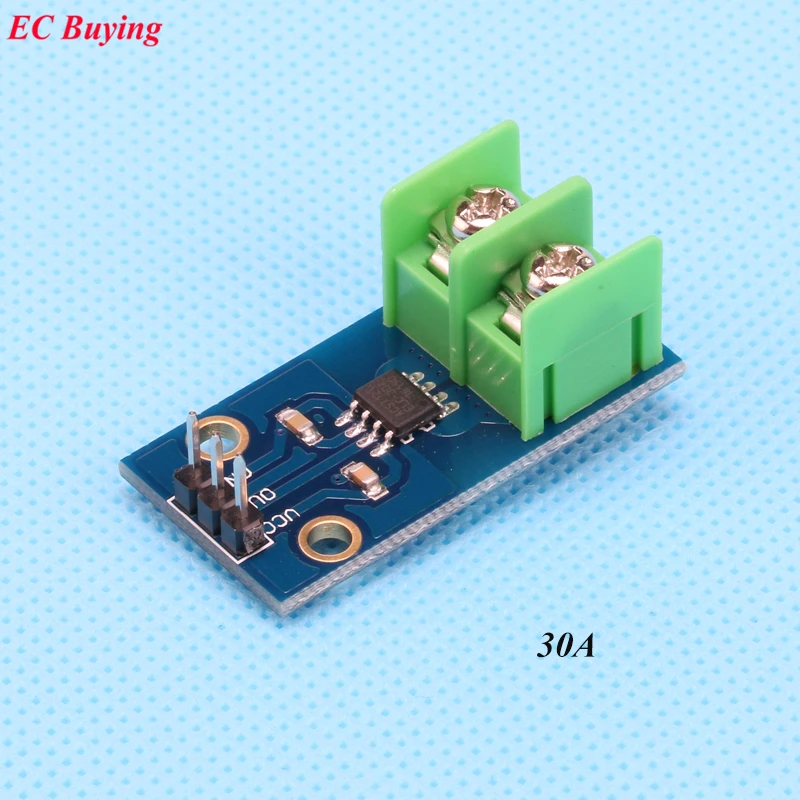 1 шт. 30A модуль датчика тока Датчик ACS712ELCTR чип AC и DC + 30A|sensor cable|sensored motorsensor 3 |