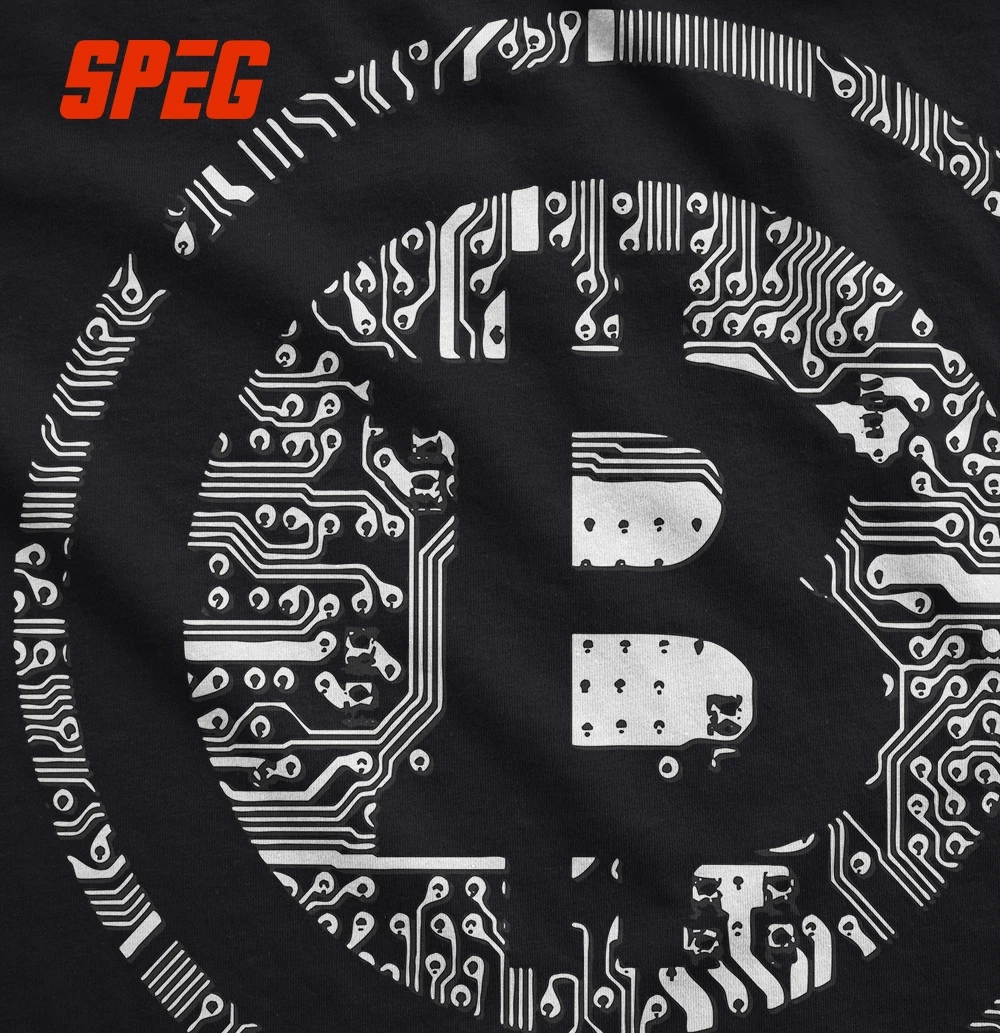 T Shirts Bitcoin Cryptocurrency Cyber Currency Financial Revolution T-Shirt Plain Youth Round Collar Short Sleeve Tee Shirts