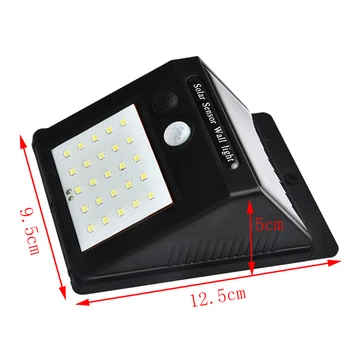 

Waterproof IP65 20 LED Solar Power PIR Motion Sensor Garden Light Outdoor Wall Sense Solar Lamp Solar Light Bulb Wall Light