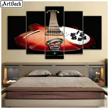 

5d diamond painting guitar icon music hobby full square drill 3d diamond embroidery mosaic living room decorative painting