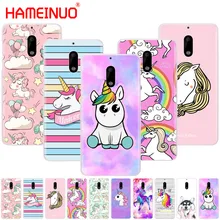 HAMEINUO Радуга Единорог крышка чехол для телефона для Nokia 9 8 7 6 5 3 Lumia 630 640 640XL