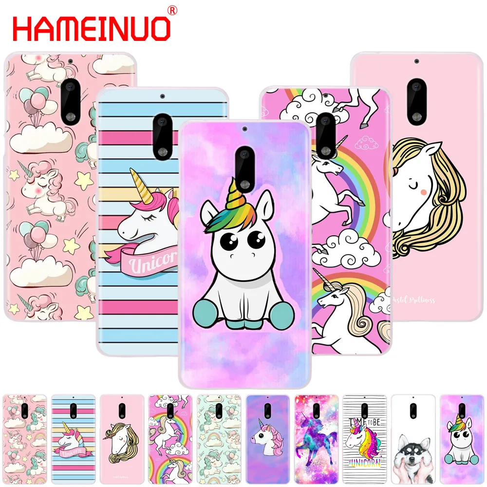 

HAMEINUO Rainbow Unicorn cover phone case for Nokia 9 8 7 6 5 3 Lumia 630 640 640XL 2018