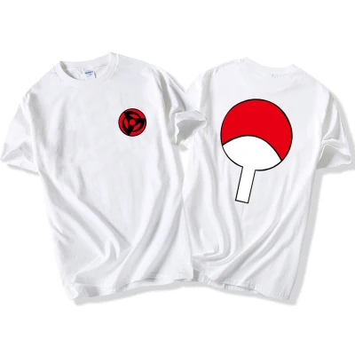 Новая футболка с Наруто Узумаки Наруто Учиха Итачи Хатаке Какаши аниме футболка Летняя хлопковая с коротким рукавом для мужчин wo мужские футболки - Цвет: 21