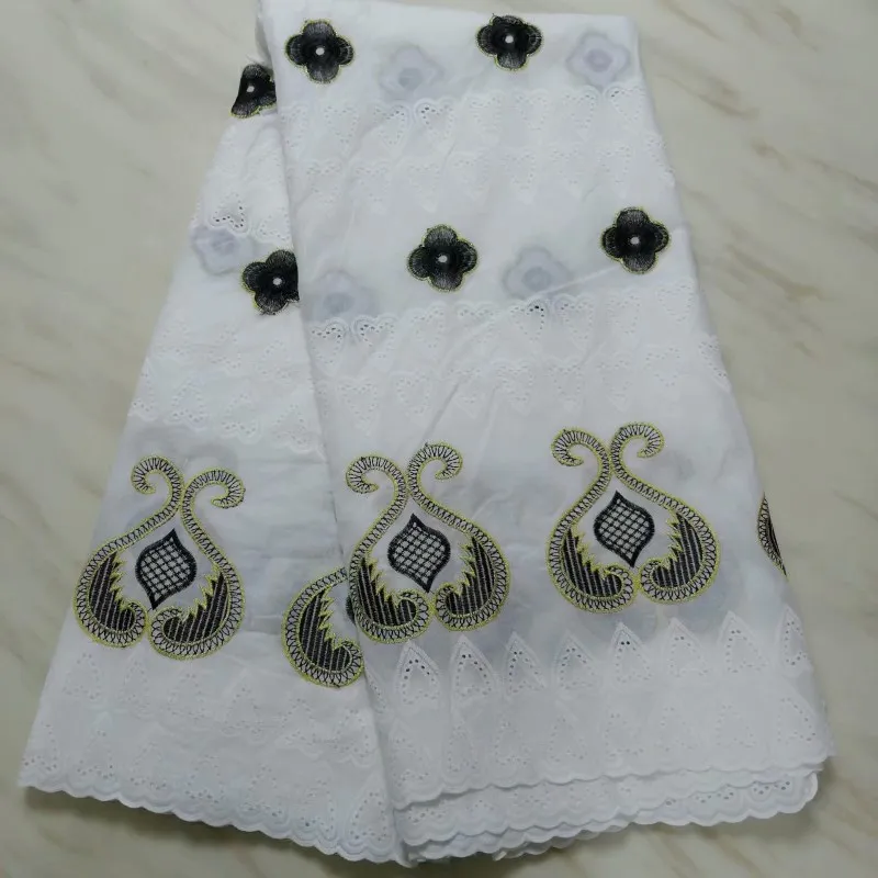 fashions white+black Embroidered Nigerian Laces Fabric High Quality French Tulle Lace For Women Dress FF166-2 | Дом и сад