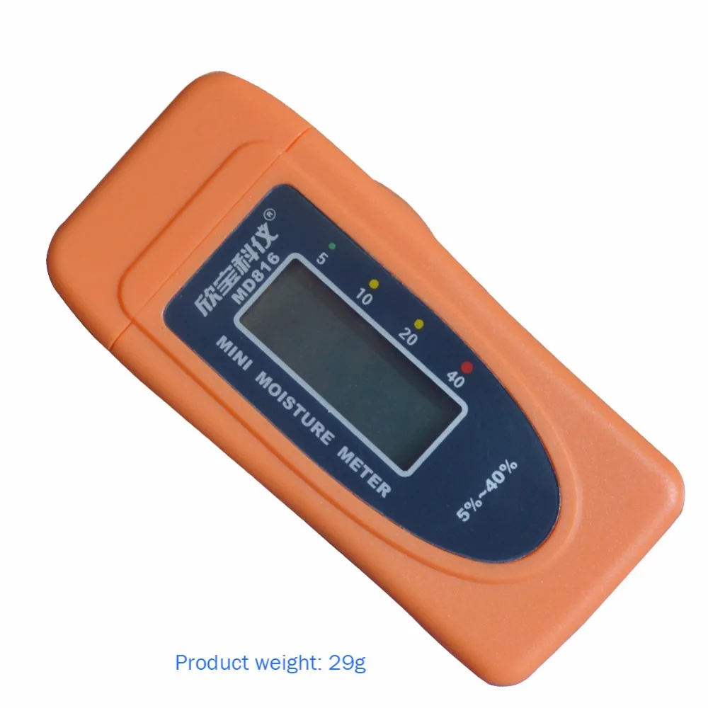 wood moisture content measuring device moisture meter with pin portable