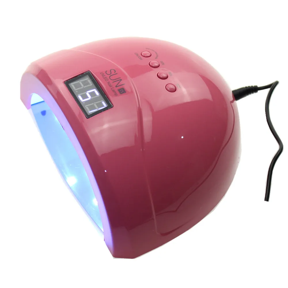 

Rose Red Sun1s UV LED Lamp Nail Dryer 48W for Curing All Gel Nail Polish UV Light Manicure Machine Nail Art Tools