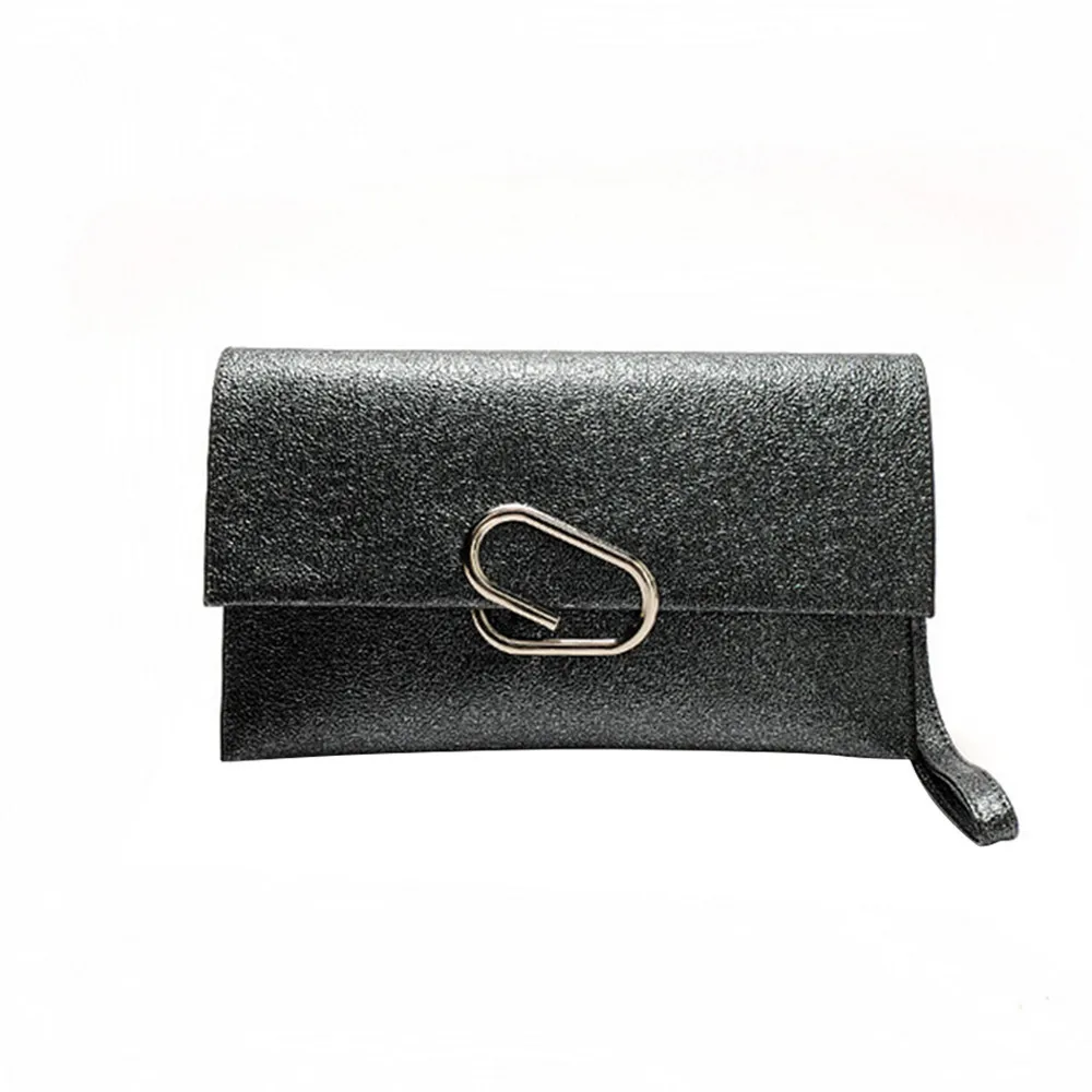

2019 new fashion hand take envelope bag Korean version of one shoulder slung versatile handbag PU Leather Handbags H30514
