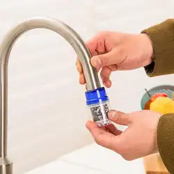 Фильтр для воды кран Кухня активированный уголь коснитесь бытовой очиститель воды удаления ржавчины осадка фильтрации взвешенных