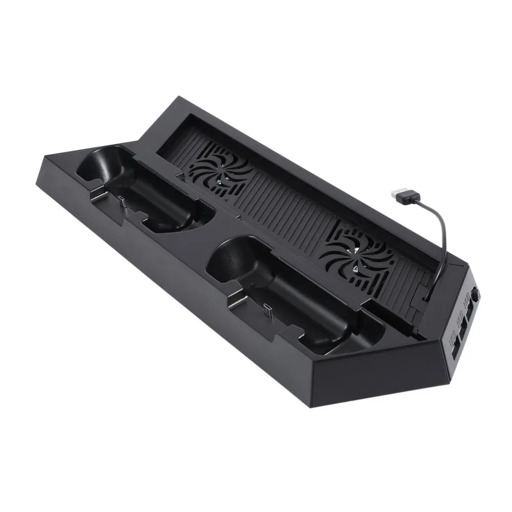 Charge Cooling Bracket Perfect for PS4 Console and Controllers Cooling Charging Dock Stand Vertical Stand Cooler with Fan Charge Cooling Bracket Perfect for PS4 Console and Controllers Cooling Charging Dock Stand Vertical Stand Cooler with Fan