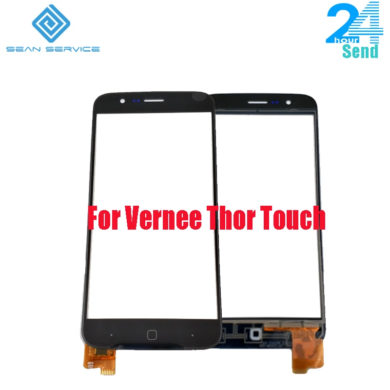 Для оригинального Vernee Thor кодирующий преобразователь сенсорного экрана в сборе Замена переднего стекла 5,0 дюйма для Vernee Thor