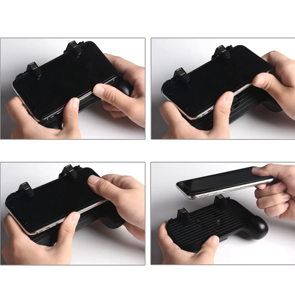 Mobile Game Controller Pubg Controller Gamepad Cooling Pubg Mobile Trigger L1R1 Shooter Joystick Holder with 2000MAH Power Bank