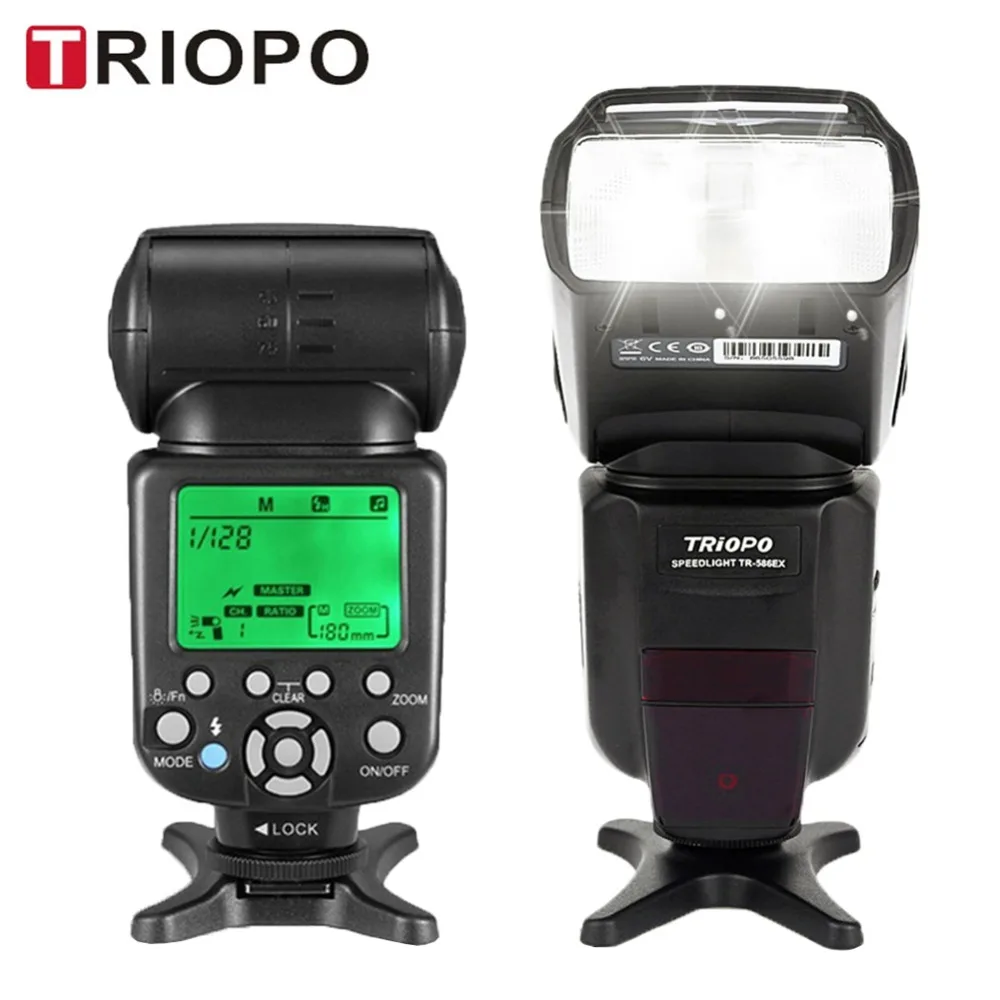 

TRIOPO TR-586EX Cameras Wireless TTL Flash Speedlite Flashlight For Canon 6D 5D2 5D3 1200D DSLR As Yongnuo YN565EXII YN-568EX II