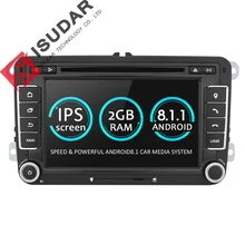 Isudar Car Multimedia Player Android 8.1 2 Din Car DVD For Volkswagen/VW/POLO/PASSAT/Golf/Skoda/Octavia/Seat/Leon GPS Radio DSP