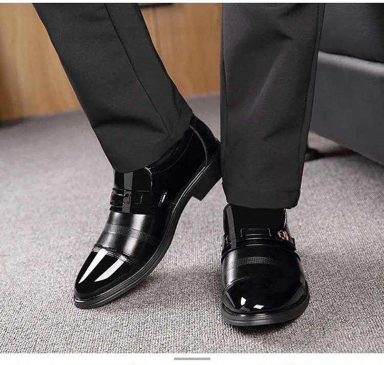 Мужские кожаные туфли; Мужская обувь; мужские туфли-оксфорды; фирменные модные дизайнерские мужские лоферы; Размеры 37-44; 861