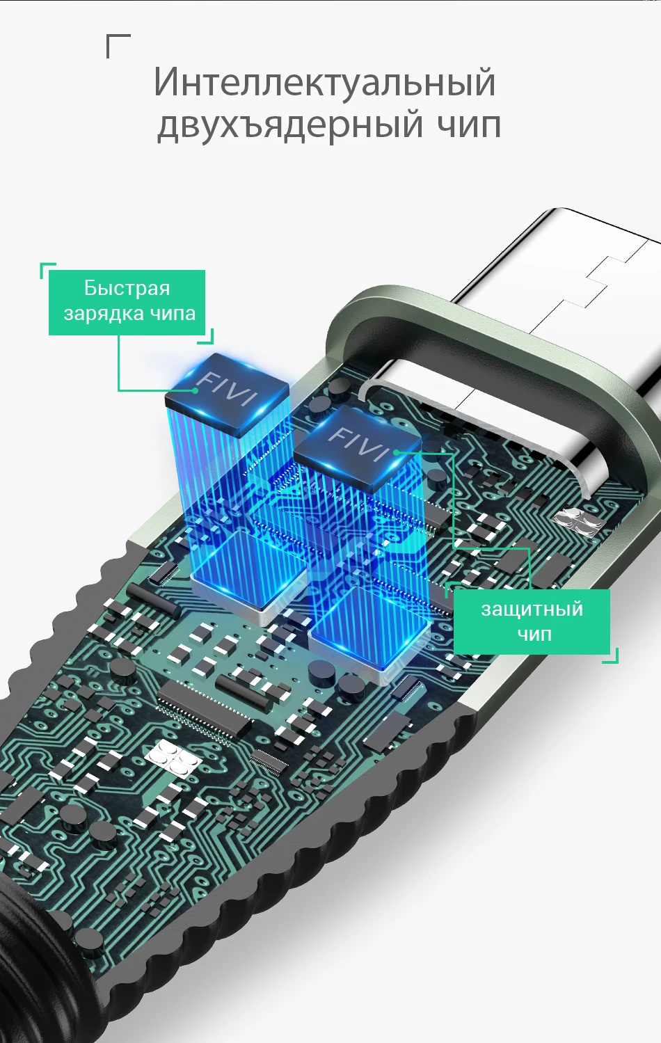 FIVI usb c кабель type C кабель для USB C для samsung S9 S10 S8 Быстрая зарядка type C кабель для huawei для xiaomi