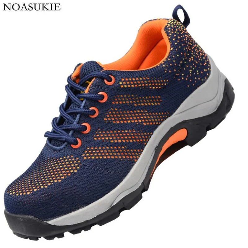 Biqueira Ar Trabalho Camouflage Homem Construção Proteção esmagamento Aço Ao color Indestrutível Segurança Mixing De Sapatos 46 Respirável Anti Punção 35 Livre qwIOxSC