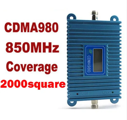 

LCD Display !!! GSM CDMA 850Mhz Mobile Phone CDMA 980 Signal Booster Cell Phone CDMA Signal Repeater Amplifier + Power Adapter
