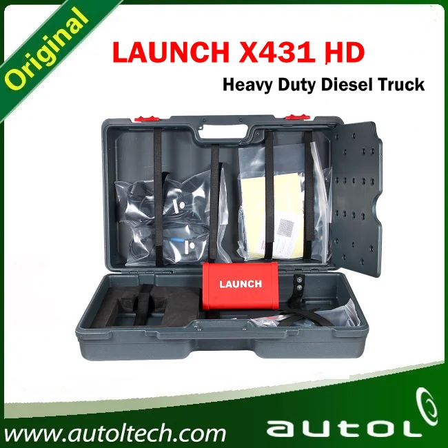 

DHL Free Newest LAUNCH X431 HD Heavy Duty Truck Diagnostic Adapter Box Work with X431 V+/PRO3/PAD II Uopdate Online