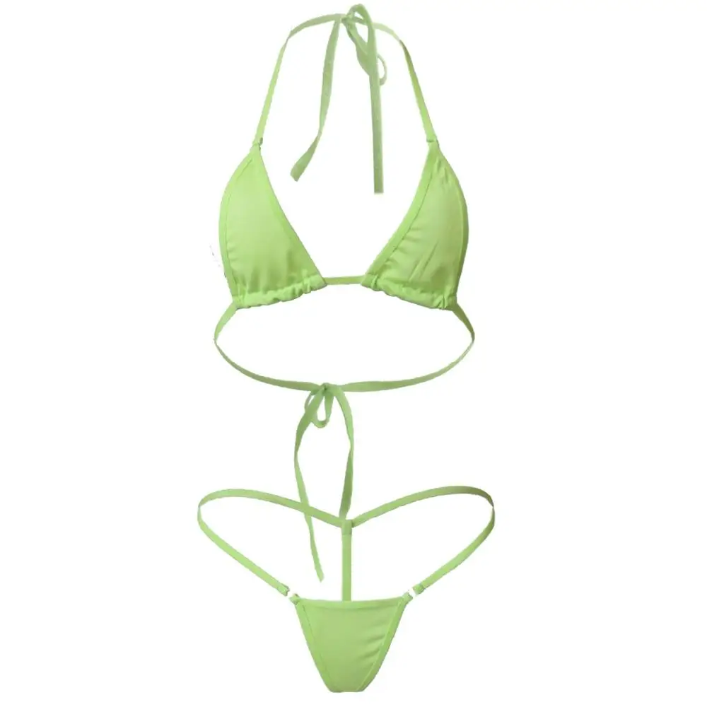 Sexy Women Micro Thong Underwear G-string Bra Mini Brazilian Bikini Set  Swimwear Sleepwear on Luulla