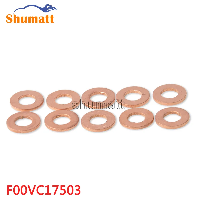 SHUMAT F00VC17503 инжекторные медные кольца шайба прокладки F 00V C17 503 7. 7x15.1x1. 5 (мм) толщина 1