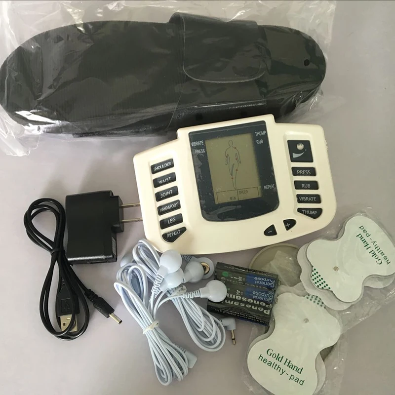Slimming Electronic Body Pulse Massage for Muscle Relax Pain Relief Stimulator Tens Acupuncture Therapy Machine Massage