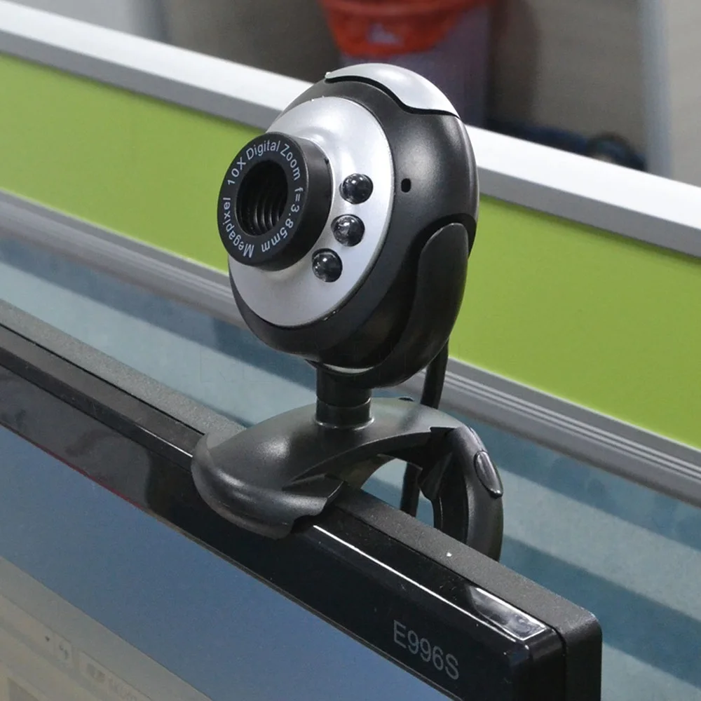 Kebidu USB 12 М HD камера с микрофоном 12 мегапикселей веб-камера 6 светодиодный HD веб-камера микрофон для ПК ноутбука