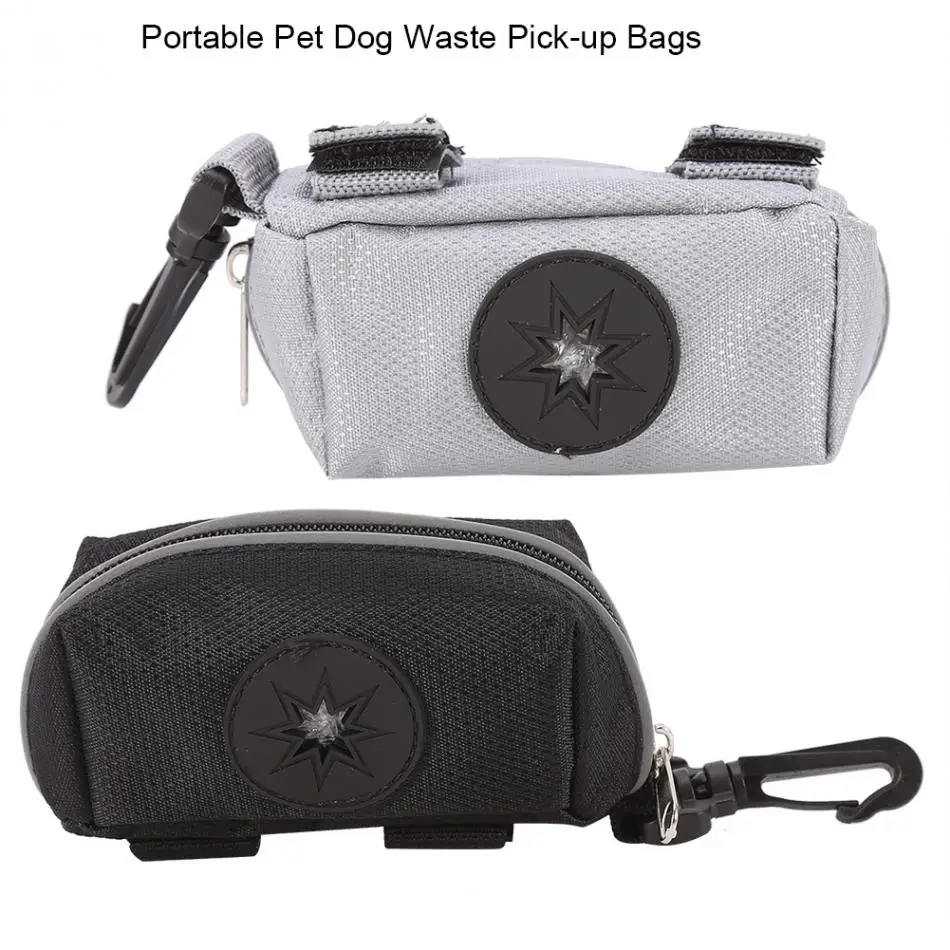 

Portable Pet Poop Bag Holder Puppy Dog Waste Pick-Up Bags Dog Poop Bag Pouch For Walking Running Hiking Accessory Durable