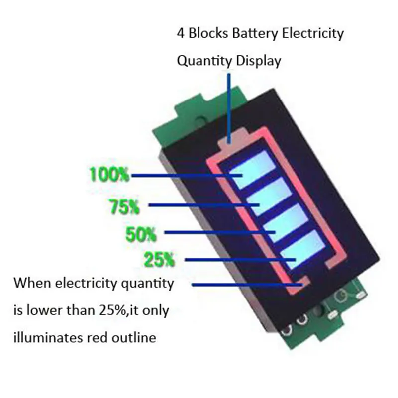 6 S 6 серия индикатор емкости литиевой батареи 25,2 V синий дисплей тестер емкости батареи индикатор монитор Анализатор