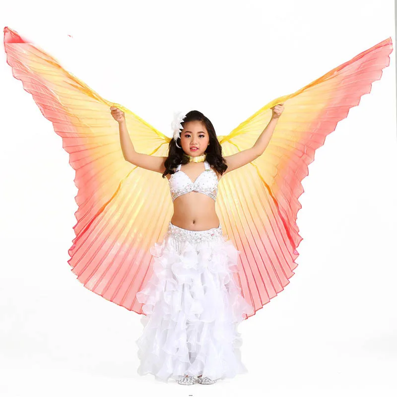 

Новые крылья для индийского танца живота с палочками костюмы для танца живота танцевальные крылья для детей из Египта и Исиды