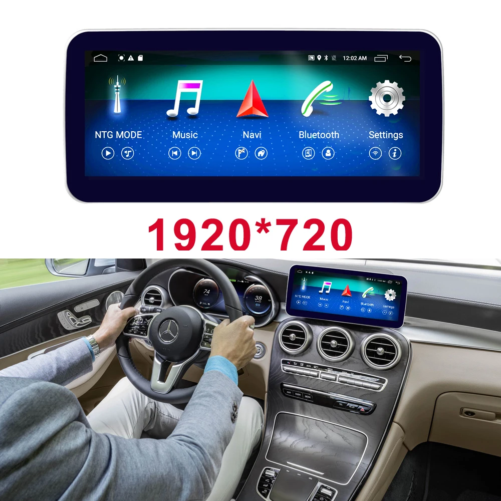 4G Оперативная память дисплей для mercede benz C класса GLC W176 2014 2018 GPS навигация Радио