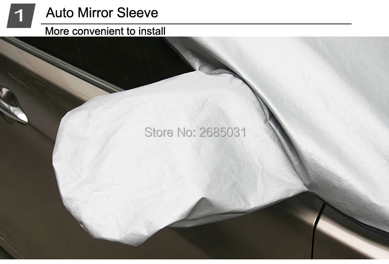 07 Sun UV Snow Dust Resistant Protection Car-Covers