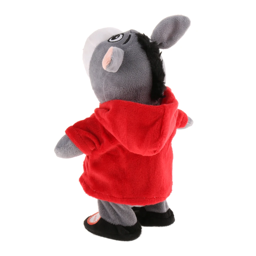 20cm Funny Pig Walking and Talking Plush Toy Sound Recording Doll for Children Gift