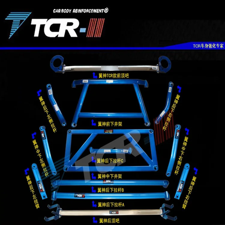 Подвеска TTCR-II Подвеска для Mitsubishi LANCER EX стабилизатор бар Выравнивающий Тип стойки - Цвет: Армейский зеленый