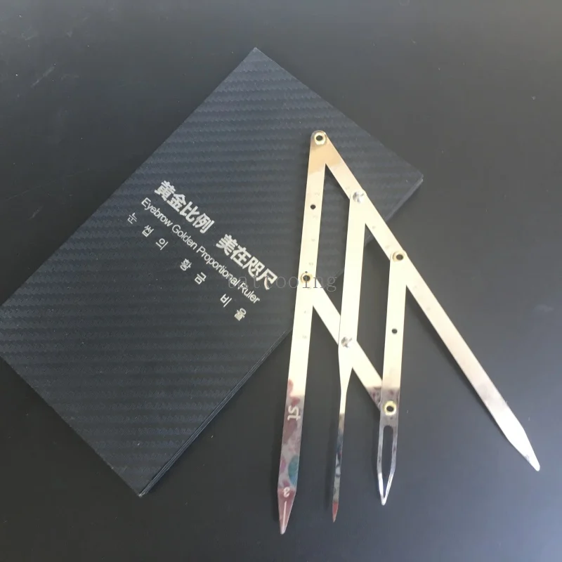

1 kit Eyebrow Golden Proportion Ruler Permanent Makeup Measure Tool Mean Golden DIVIDER CALIPERS Eyebrow Microblading