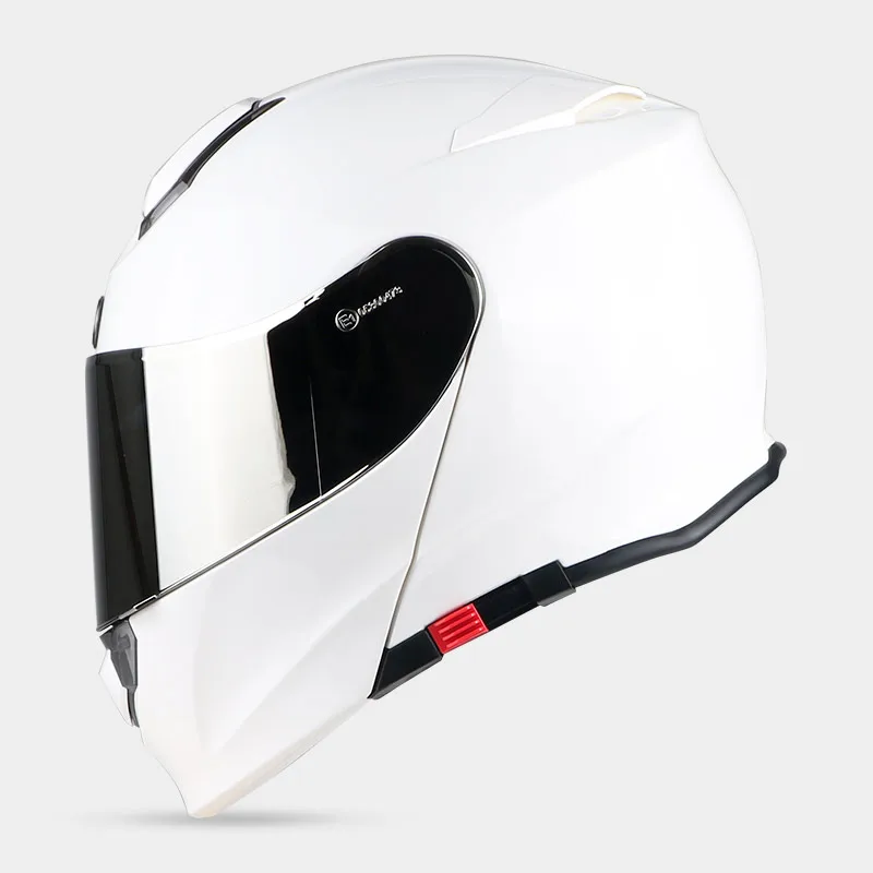 TORC moto rcycle шлем полный шлем флип-ап шлем мото rbike moto rcross capacete cascos para moto ECE гоночный шлем T271 - Цвет: white