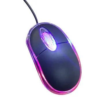 

Mini Wired mouse with USB LED Optical for Laptop Cmputer PC Mouse Mice With Scroll Wheel for Computer Game 3 Buttons A40