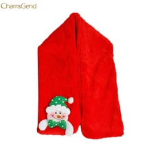 Зимние шарфы, Рождественский мягкий шарф для шеи, зимний теплый детский шарф, подарок снеговика размера плюс#0815 A2