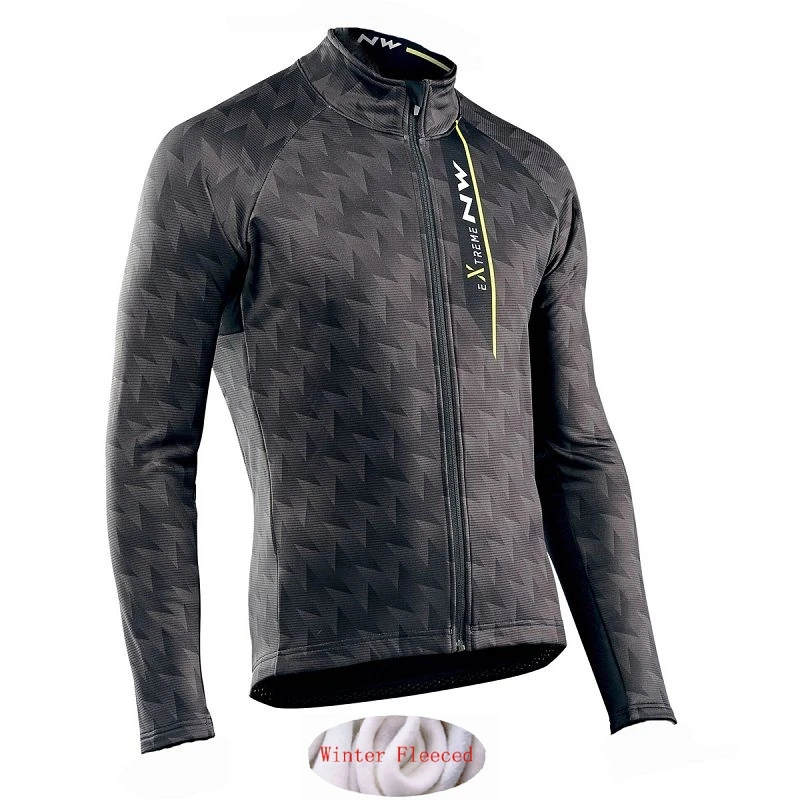 

Northwave 2019 NW Winter Jersey Men Thermal Fleece Cycling Jackets Bicycle Cycling Warm MTB Bike Clothing Sport Clothes