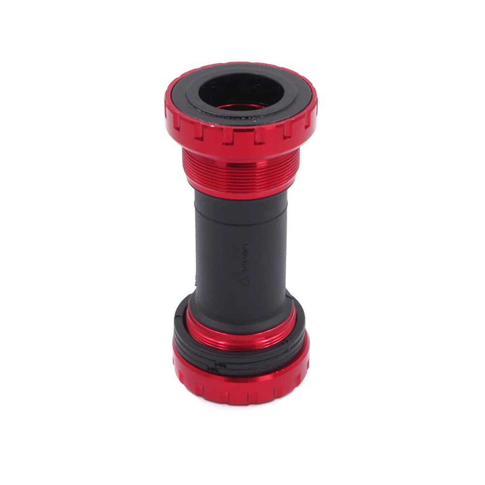 High Quality Bike External Bearing Bottom Bracket Aluminium Alloy Bike Bottom Bracket NCM99 - Цвет: Красный