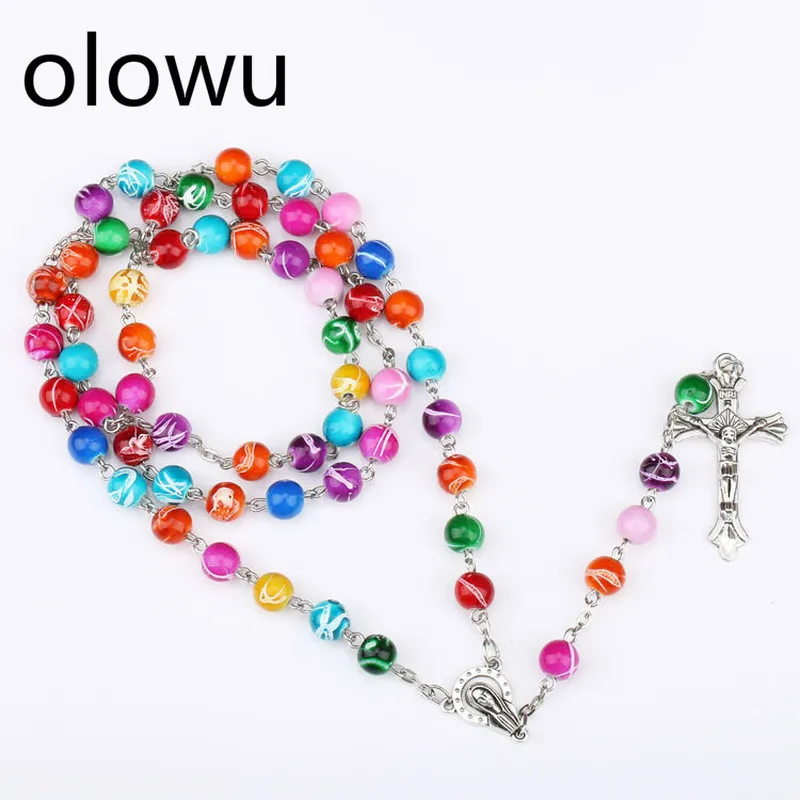 Olowu Винтажные Ювелирные изделия в Религиозном стиле аксессуары цветные