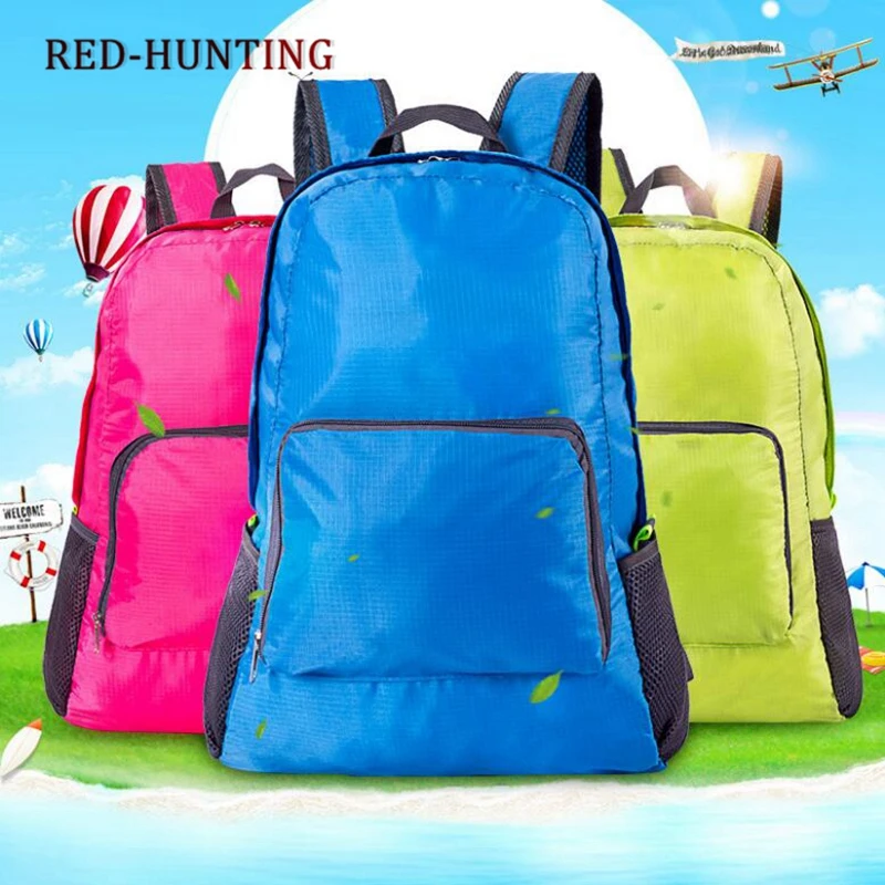 

Outdoor Sports Foldable Backpack Bag Waterproof Lightweight Cycling Camping Hiking Backpack Daily Travelling Bags
