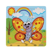 Fashion font b Wooden b font Honeybee Jigsaw Toys For Kids Education And Learning Puzzles Toys