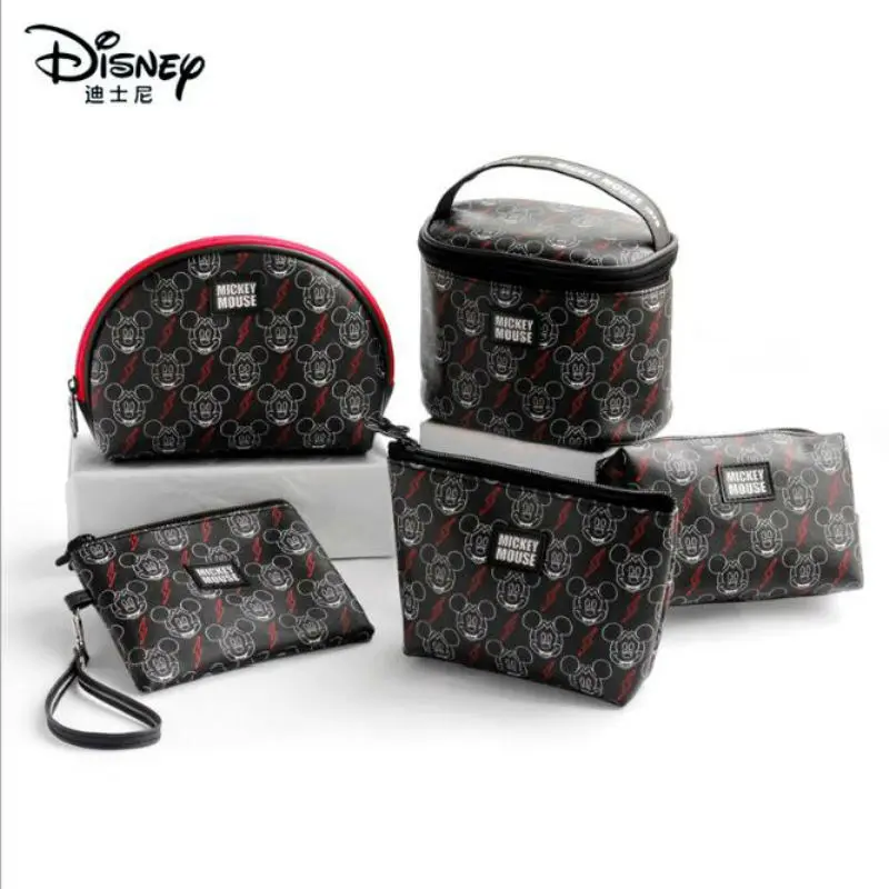 

Hot Genuine Disney doll Bag Girl Mickey Minnie Multi-function Mummy Makeup Bag Disney Purse Girls children toy plush Doll Gift