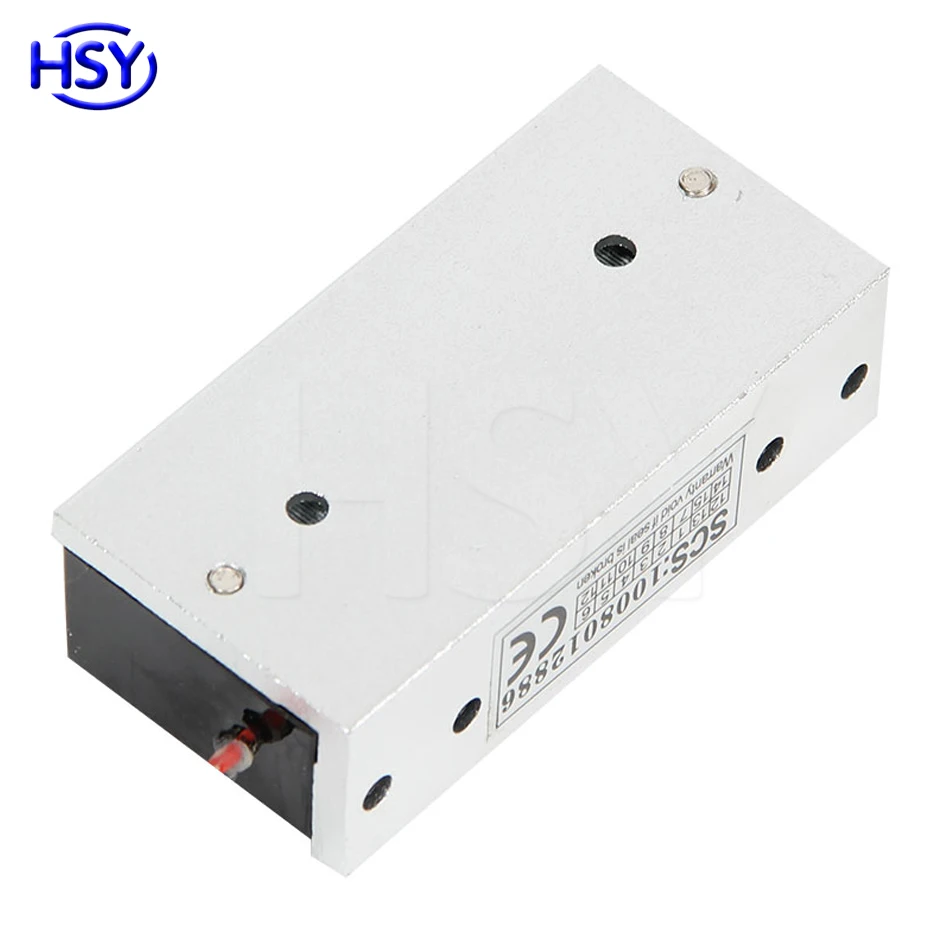 HSY Mini 60kgs 120lbs DC12V электрический магнитный дверной замок для шкафа