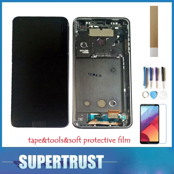 1 шт./лот 5 7 &quotдля LG G6 Plus H870 vs988t US997 с рамкой ЖК-дисплей + кодирующий преобразователь
