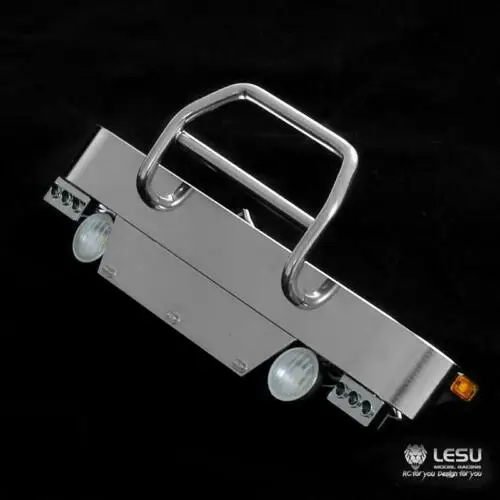LESU металлический передний бампер светильник 1/14 RC DIY Tamiya King Hauler трактор грузовик