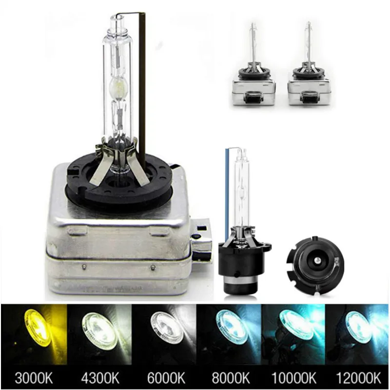 

2x D1S D2S D3S HID Bulbs Auto Car HID Xenon Headlight Bulb D3S D2S D1S Automobile Headlamp Light 35W 4300K 6000K 8000K DC 12V