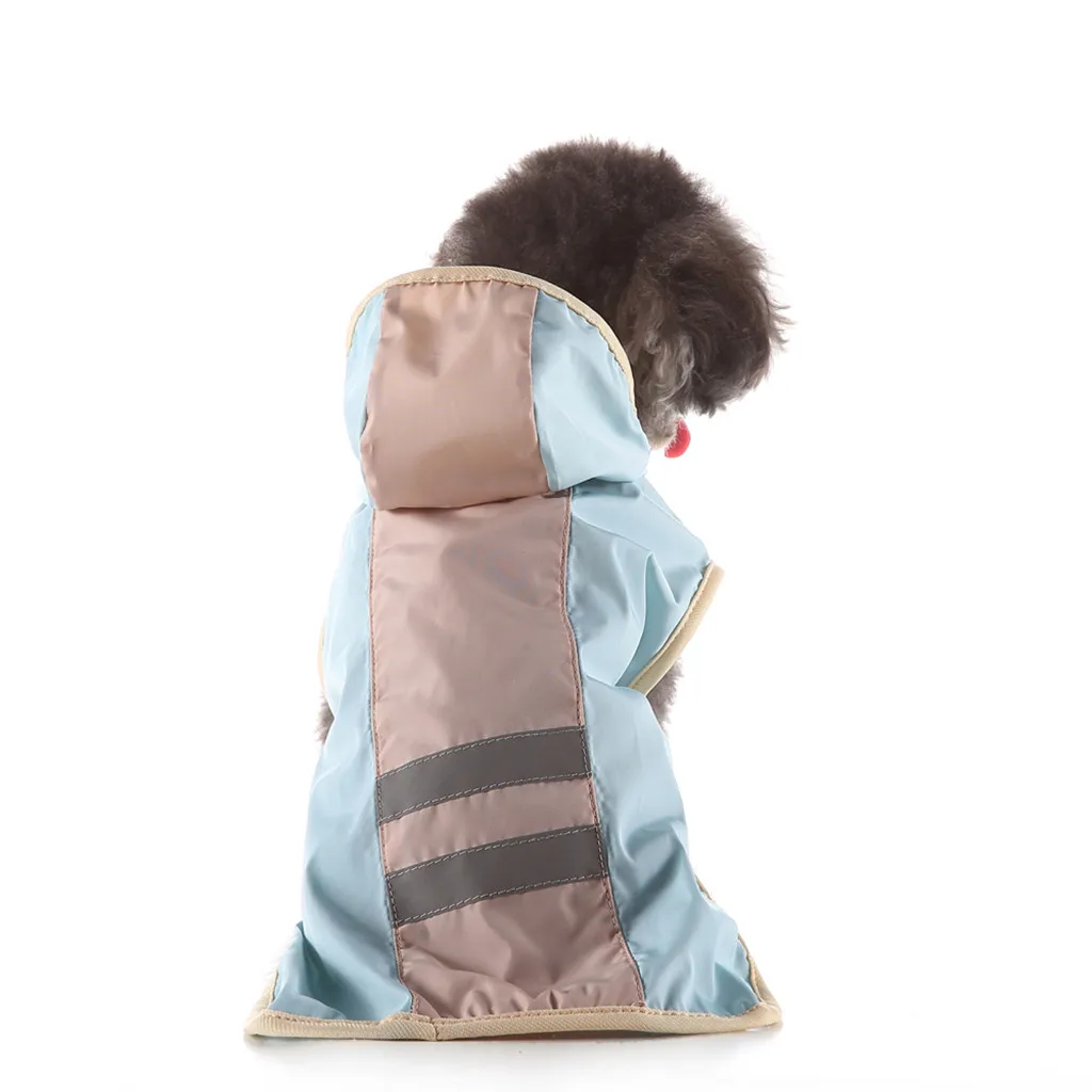 

Summer Outdoor Puppy Pet Rain Coat Hoody Waterproof Jackets PU Raincoat for Dogs Cats Apparel Clothes Wholesale XS-4XL