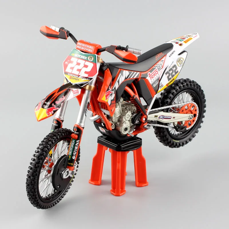 1 12 Масштаб Мини red bull KTM SXF 350 2011 antonio No#222 мотоцикл redbull MX Мотокросс литая под давлением модель dirt ENDURO гоночный велосипед игрушка